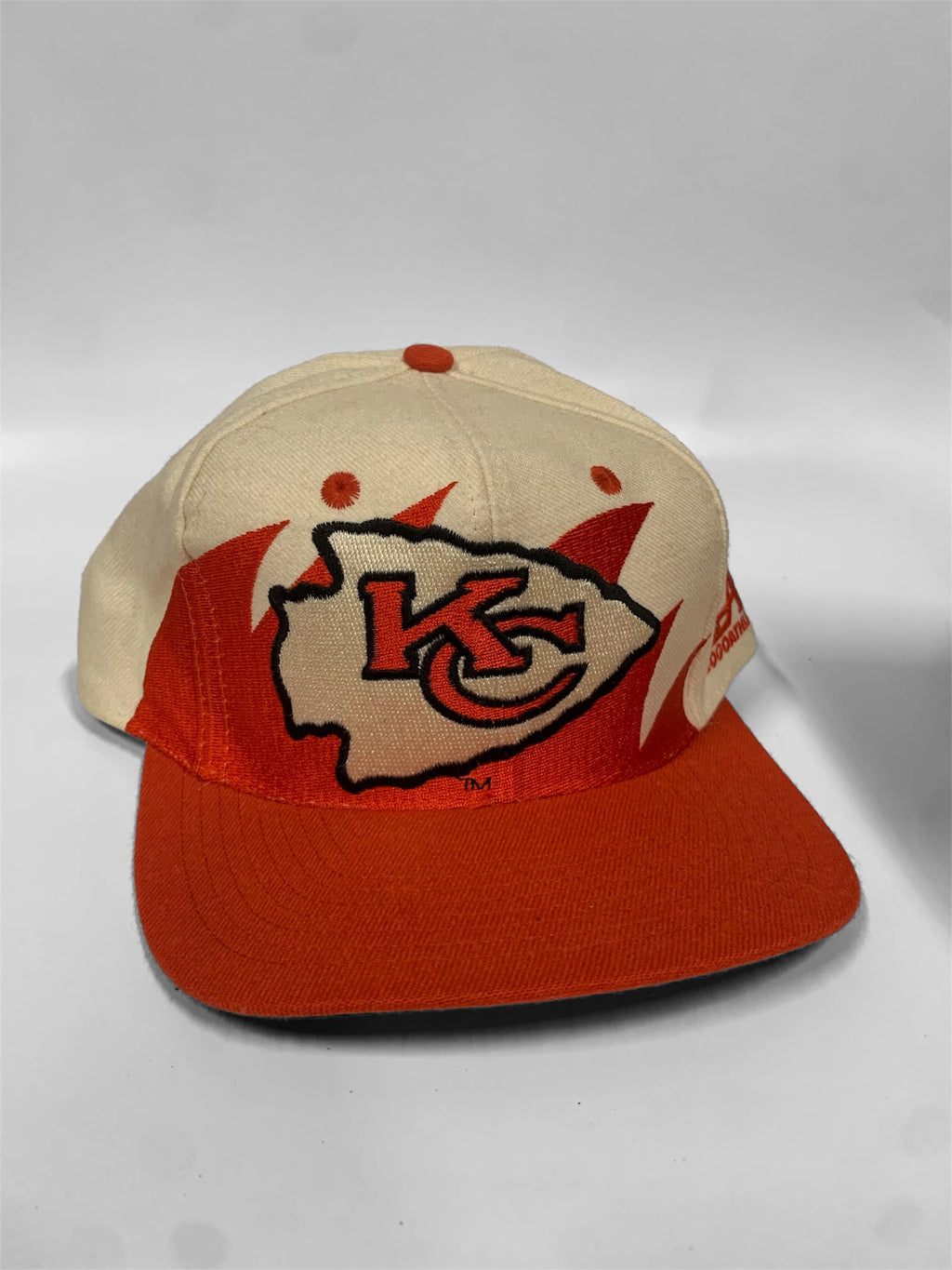 Vintage 90s Logo Athletic Pro Line Kansas City Chiefs Sharktooth Snapback Hat