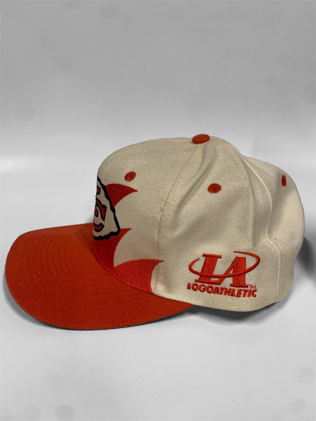 Vintage 90s Logo Athletic Pro Line Kansas City Chiefs Sharktooth Snapback Hat